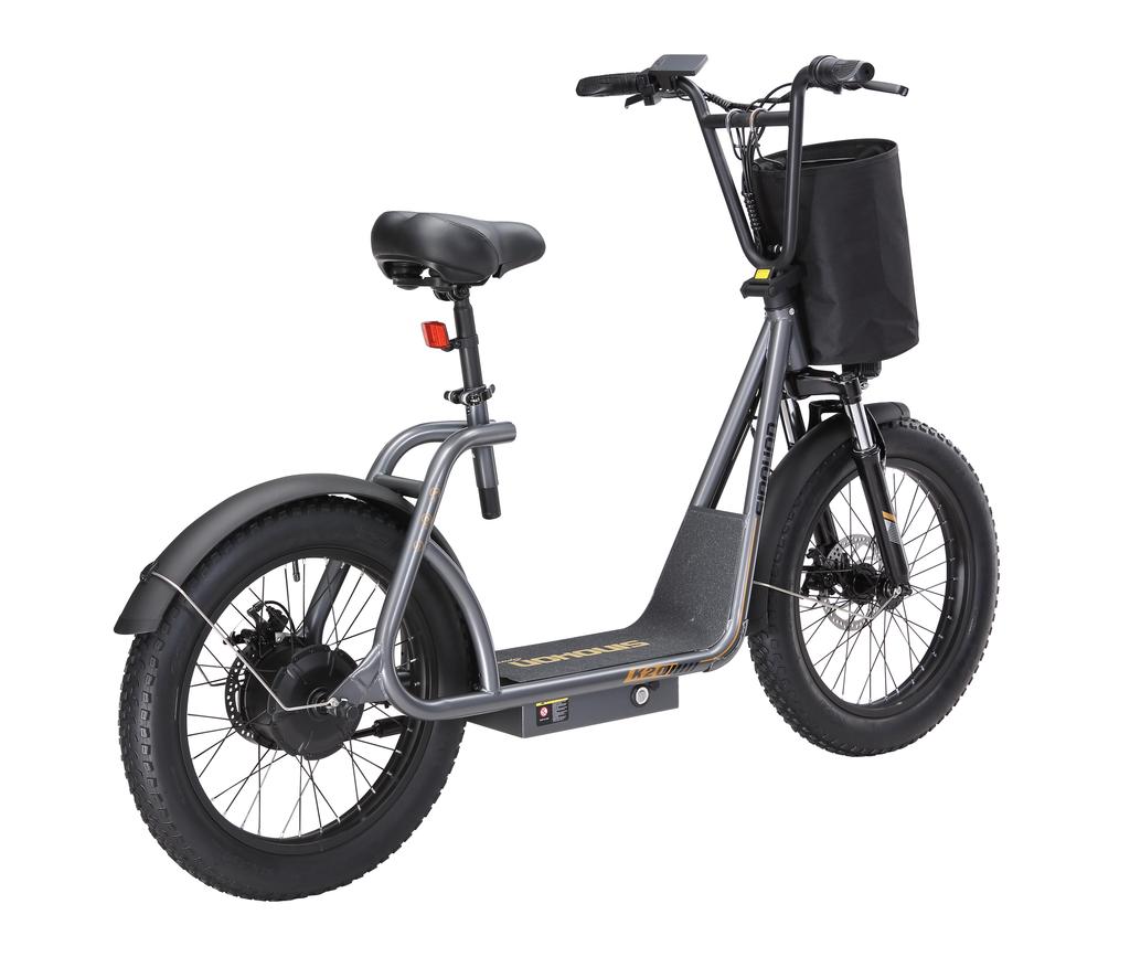 SINOHON K20 Foldable E-Bike, 500W Motor, 17AH Battery, 20" Fat Tires, 25 km/h Top Speed, 60-70 km Range