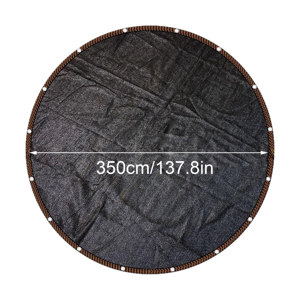 Trampoline Shade Cover Round Heavy Duty Trampoline Cover for Sun Protection and Block Leaves Easy to Install for Backyard