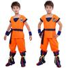 Kids Anime Son Goku Cosplay Costumes Krillin Training Clothes Superhero Outfits with Super Saiyan Wig Comic Con Party Costume