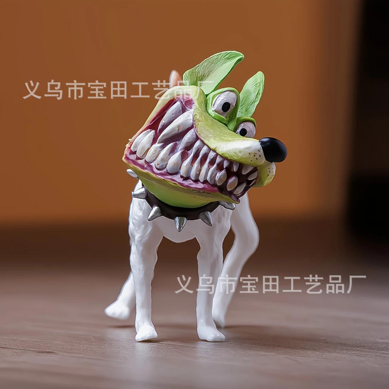 

New resin statue disguised geek dog GK movie peripheral gift ornament desktop home decoration ornament