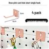 Pegboard Wall Organizer with Hooks - No-Drill Storage Rack for Entryway or Study Room.