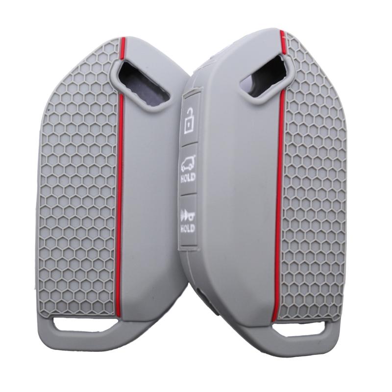 Scratchproof Key Case Key Protector Cover Waterproof Remote Key Protective Shell Honeycomb Texture Case