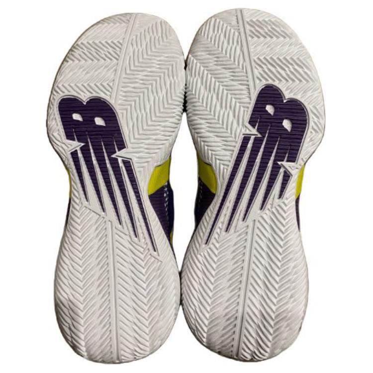 New Balance Nb Omnis Comfortable High-Top Retro Basketball Shoes Unisex Sneaker White Purple BBOMNXLA