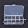 MUQZI Sports Accessory 500 Pcs Fish Jig Hooks with Hole Fishing Hook Tackle Box Carbon Steel Fishhook