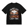 Women's T-Shirt With Culinary Me-Time Graphic Unisex Black 100% Cotton Tops USA