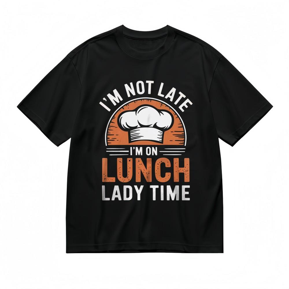 

Women s T-Shirt With Culinary Me-Time Graphic Unisex Black 100% Cotton Tops USA M