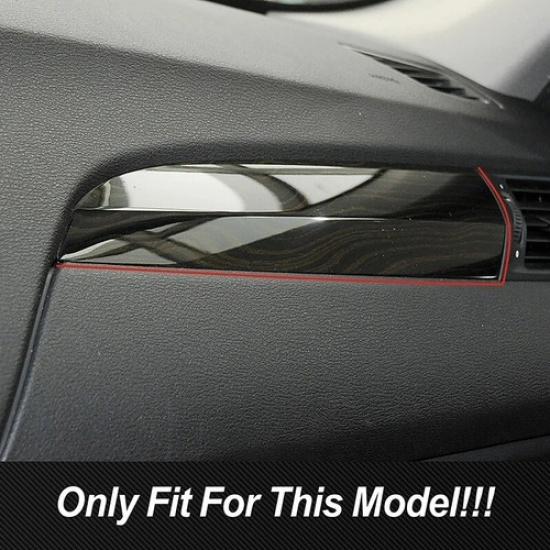 Car Dashboard Decoration Trim Strip Stainless Steel For BMW X3 F25 F26 2014-2017