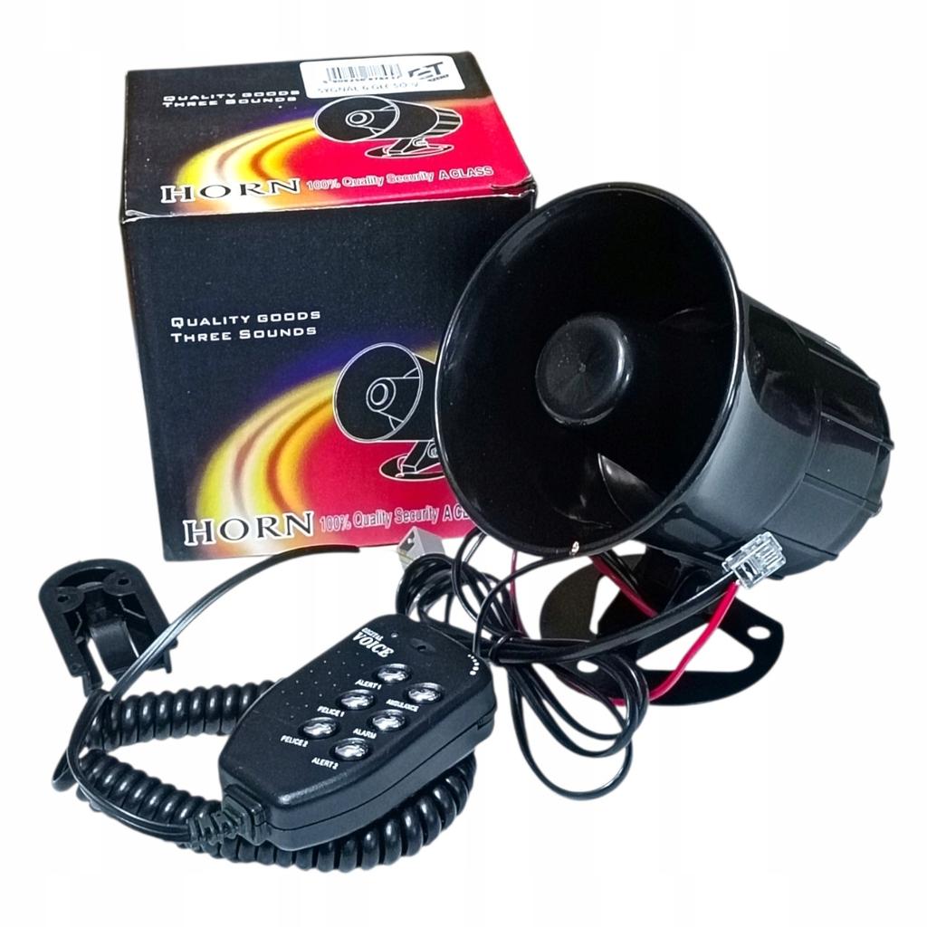 Syrena Fanfara 6 Tones Megaphone Horn 12V 50W Strong