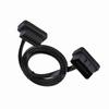 Auto Auto 16 Pin Stecker auf Buchse OBD2 Verlängerungskabel Diagnoseadapter 100cm39inch Länge