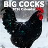 BIG COCKS 2026 Calendar - Prank Gift - Funny Secret Santa Present Xmas Joke