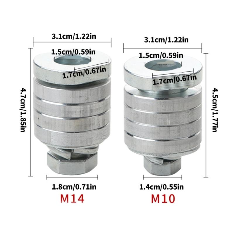 Efficient Wall Grooving Adapter for Angles Grinders Converts 100/150 Models with M10 M14 Compatibility