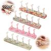 Nail Tip Holder False with Glitter Base, Magnetic Press-on for Practice Stand Beginner Nails Painting, Art & Display Professional