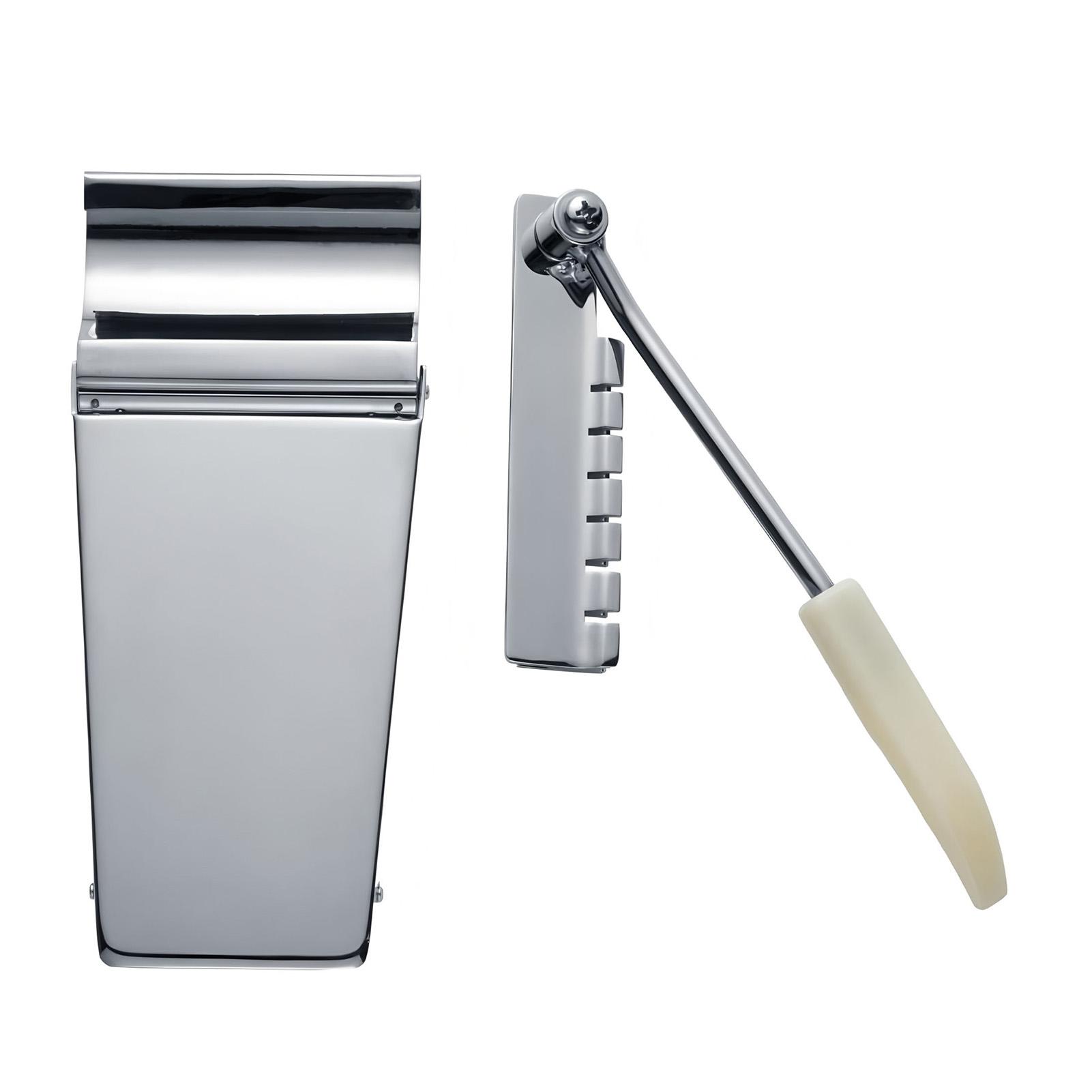 

Electric Guitar Vibrato Bridge Tailpiece with Tremolo Arm Brass Material Fits for ES SG Firebird Flying V Electric серебряный