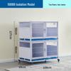 Multi-Tier Galvanized Pet Cage for Boarding, Breeding & Hospitalization