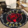 1pc Guns N' RosesChair Carpet for Office, Non-slip, Soft and Durable Office Rug for Interior Decoration, Perfect for Office yy250925133