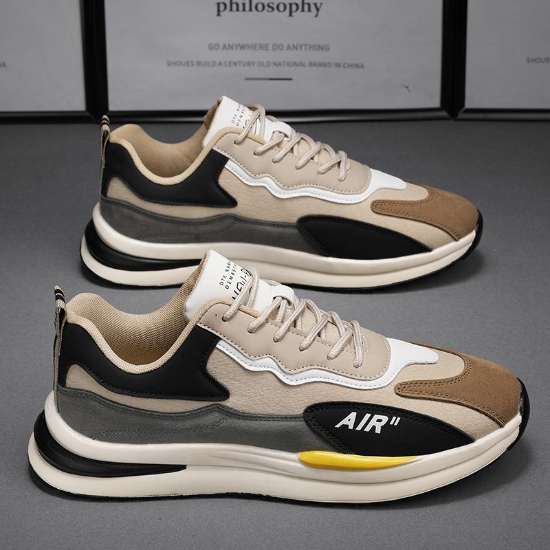 New Trendy Men's Shoes Spring Non-slip and Wear-resistant Casual Work Shoes Men's Versatile Sports Running Shoes