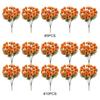 Artificial Fall Flowers Realistic Fake Mums Faux Mums for Outdoor Indoor Garden Home Decoration