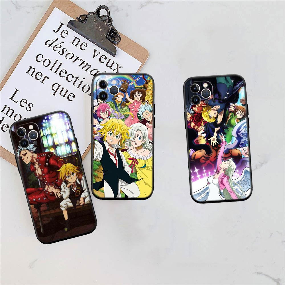 BF91 S-Seven D-Deadly Sin Soft Shell Phone Case for iPhone SE X XS XR 11 16E 17 Pro Max Air 8 7 6 6s Plus