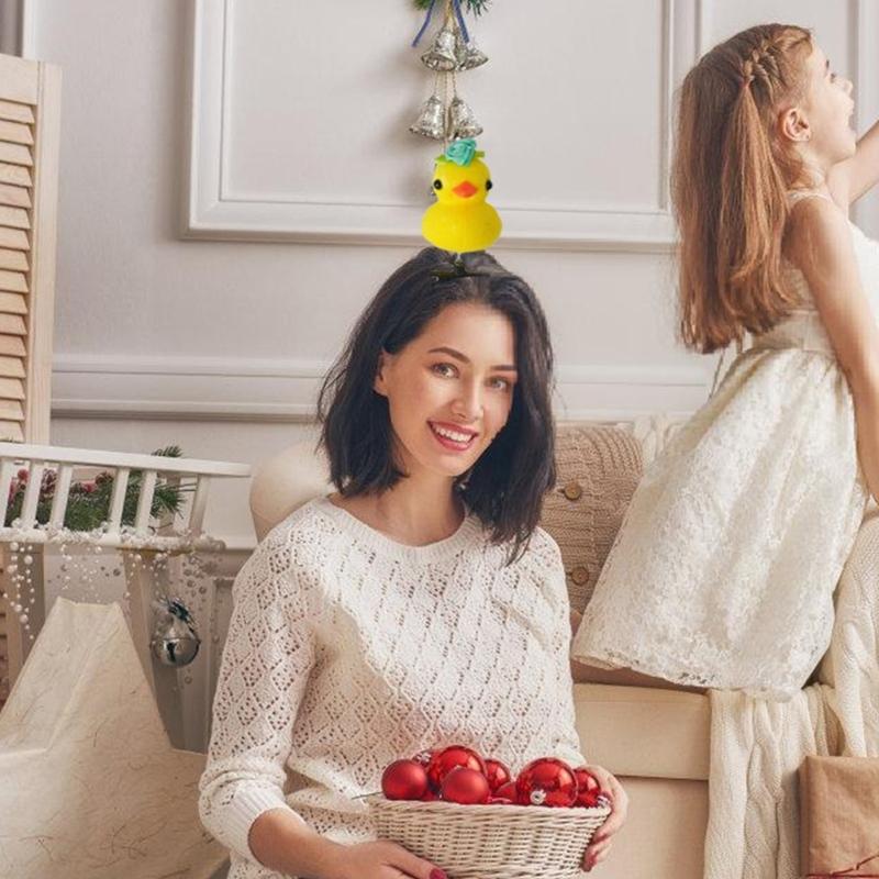 3D Tier Haarnadel Cartoon Gelbe Ente Haarspange Geburtstagsparty Haarspangen 12 STÜCKE Kinder Haarstyling-Accessoires