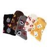 Four Seasons Cute Animal Mid-Calf Socks - Korean & Japanese Style for Women and Girls