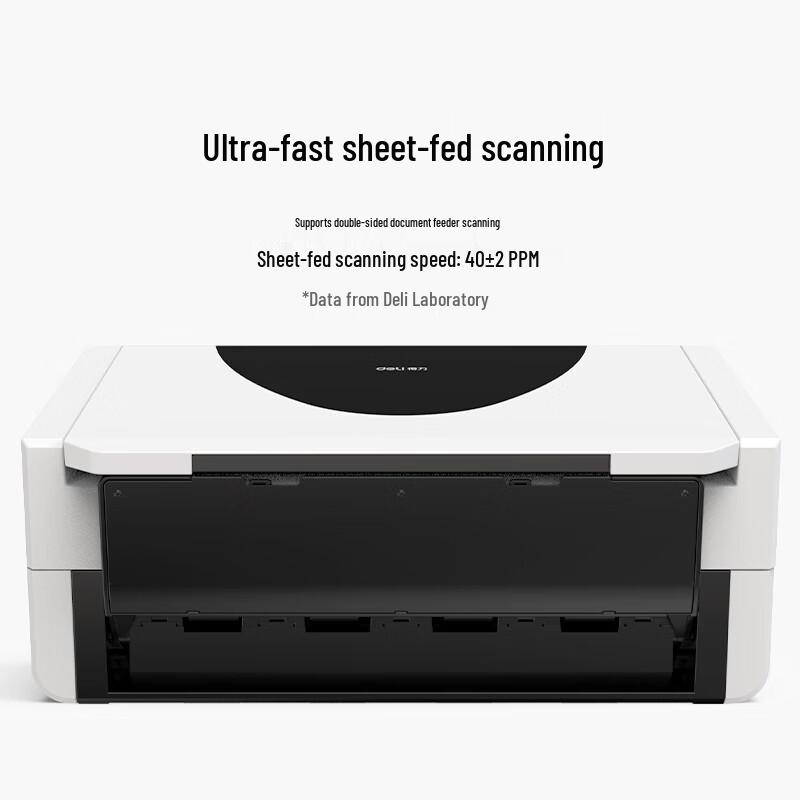 Deli DS401SF A4 Sheet-fed Document Scanner CN plug (adapter included)