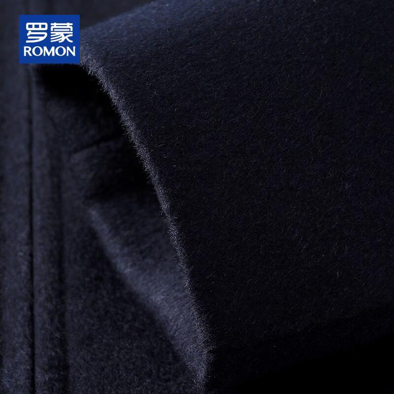 ROMON Men's Cashmere Blend Wool Lapel Jacket