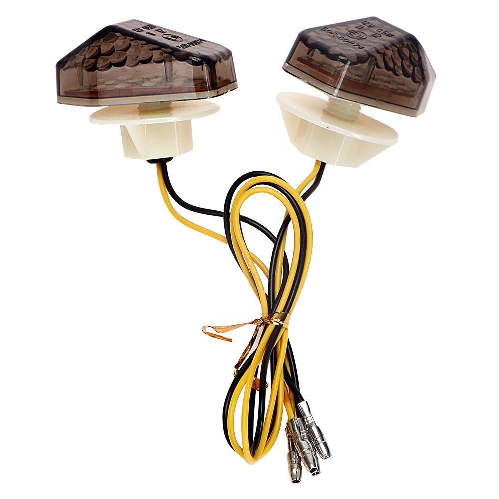 

2 шт./компл., универсальные индикаторные лампы освещения мотоцикла, указатели поворота для Suzuki