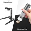 Jiusion WiFi USB Digital Handheld Microscope, 50-1000x Wireless Magnification Endoscope, 4K 3840x2160P Camera, 8 LEDs, Metal Stand Included, Compatibl