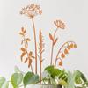 Fashion Rusty Metal Flowers DIY Garden Art Garden Decor Artificial Metal Flowers Wild Flower Bouquets For Spring Farmhouse