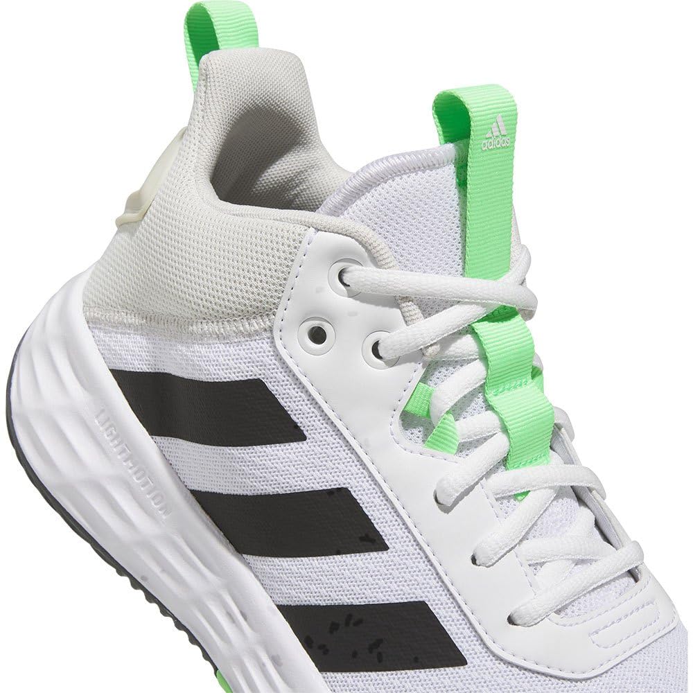 Adidas OWNTHEGAME LRM65 Size 2.0 Men's Sneakers, White, 25.5cm