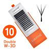 10PCS/SET LUKATME Premade Fans False Eyelashes 3D-7D W Shape Curl D 8-15mm Mix 3D 4D 5D 6D 7D Wholesale Eyelash Extensions