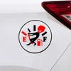 Funny Car Sticker Pull Fuel Tank Pointer To Go All Out  Reflective Vinyl Car Sticker Decal DIY Adhesive Car Styling Accessories