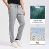 Langdeng Men's Summer Cool & Breathable Straight Fit Casual Pants
