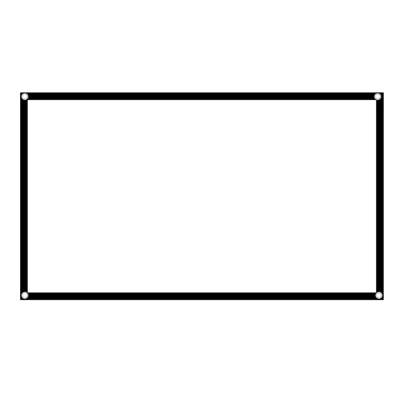 

16:9 Портативный HD проекционный экран складной проекционный занавес полиэстер для домашнего офиса60 дюймов