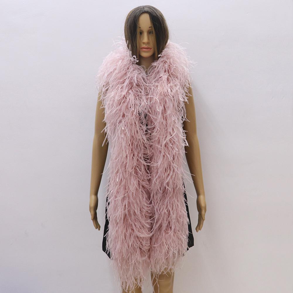 DIY 10-lagige weiße extra volle Straußenfederboa für Accessoires und Modedesign Cosplay Halloween-Kostüm Burlesque Tanz & Bühne