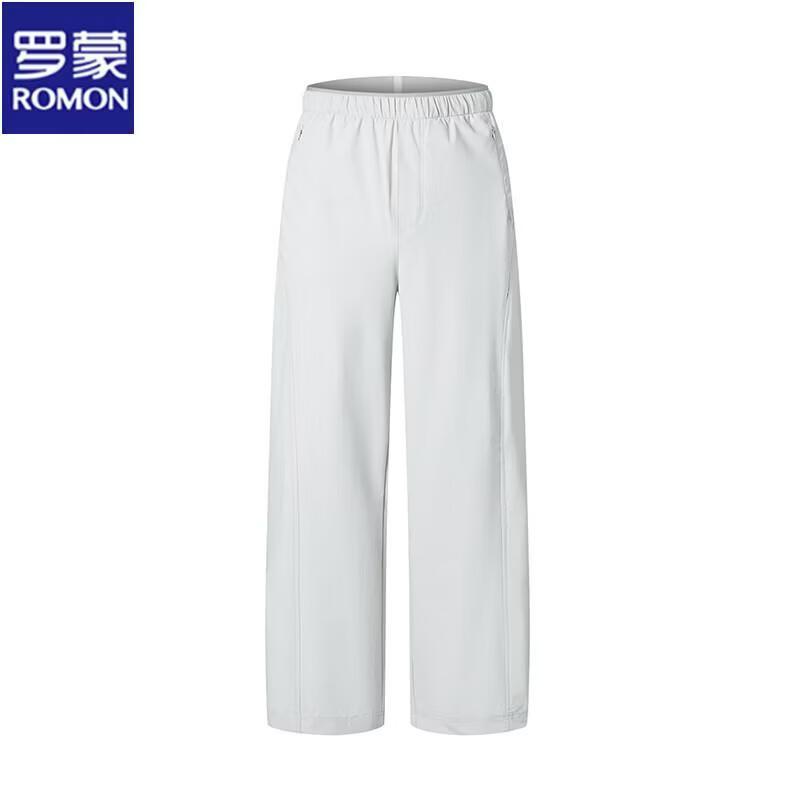 

ROMON Unisex Waterproof Wide-Leg Straight Casual Pants L
