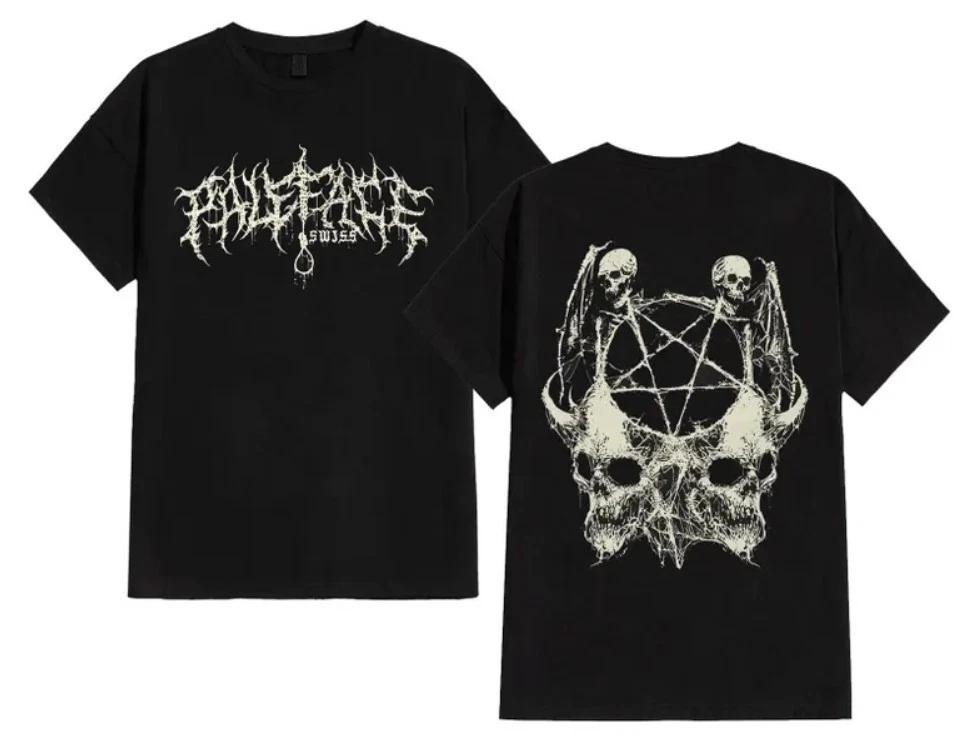 Paleface Swiss Pentagram T-Shirt - Paleface Swiss Band T-Shirt