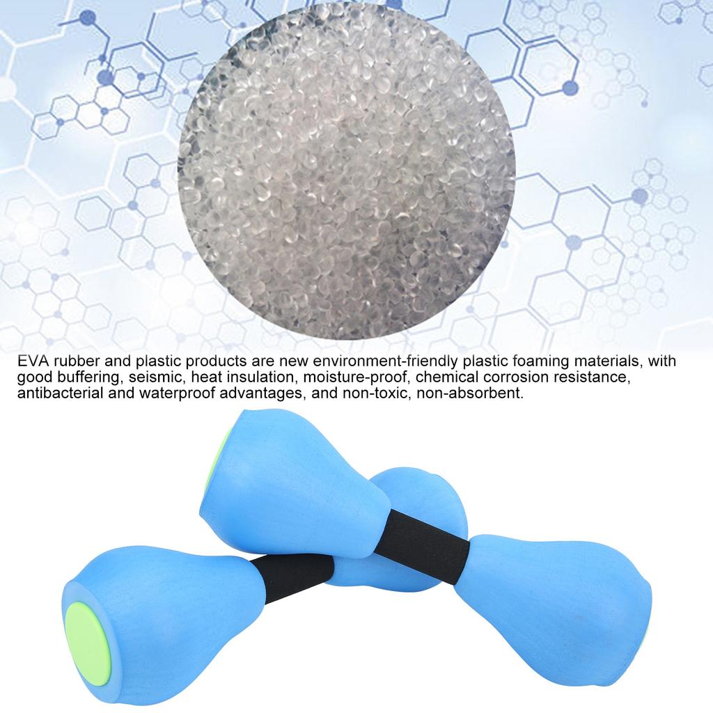 Swimming Water Sport Dumbbell EVA Waterproof Portable Dumbbells for Fitness Training