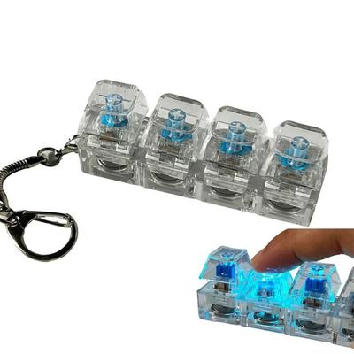 Key Button Finger Keyboard 3/4/9 Keys Clicker Toy Relaxing Decompression Toy  Adult