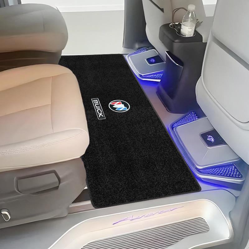 Buick GL8 Land Shang Middle Row Carpet Floor Mats - Custom Interior Wooden Foot Pads