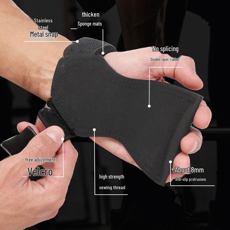 Tingbai Powerlifting Rubber Palm Grips