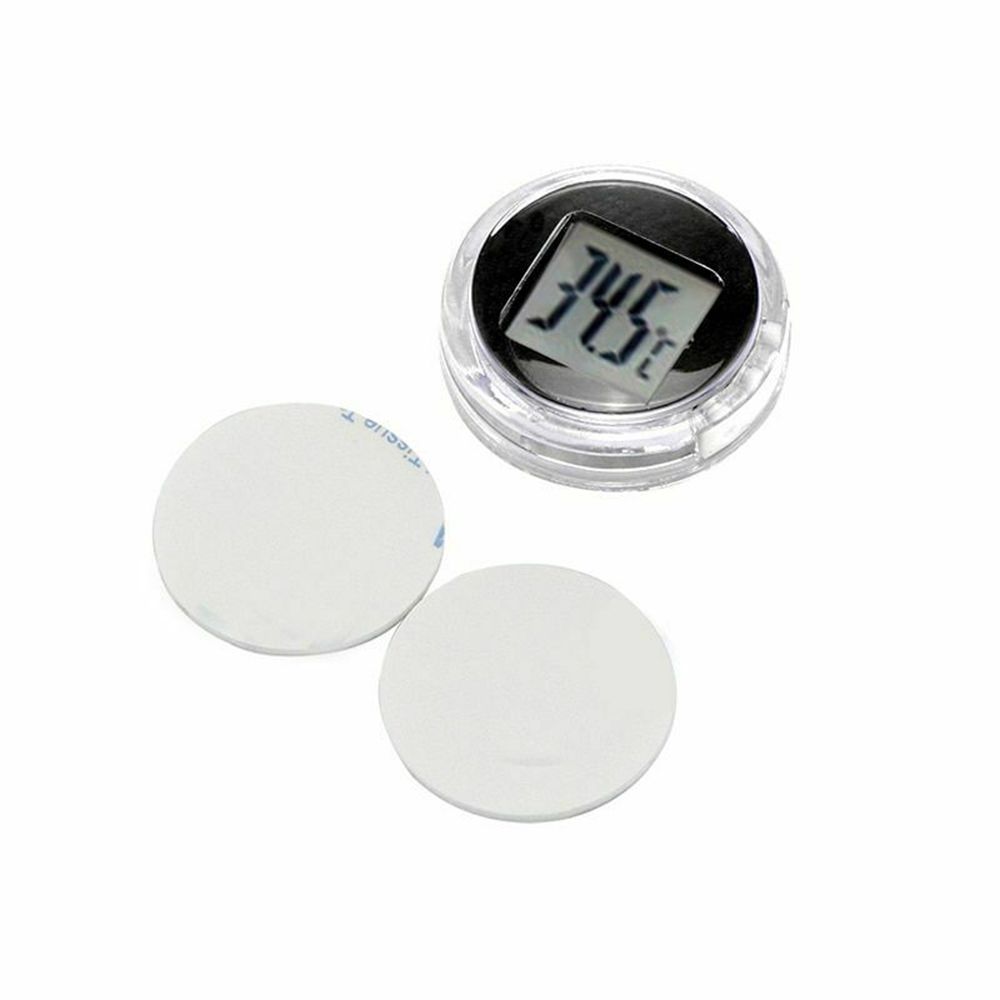 Mini Thermomètre de Moto Type Pâte Mesureur de Température Instruments Numériques Étanche Accessoires Intérieurs de Moto 6 Couleurs