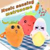 Banana Baby Beat Sensing Creative Fruit Novelty Parent-Child Musical Interactive Piano Toy Plush Doll Christmas Gifts