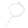 European & American Versatile Light Luxury Tassel Sweater Chain - Pearl Necklace for Women’s Fall/Winter Fashion