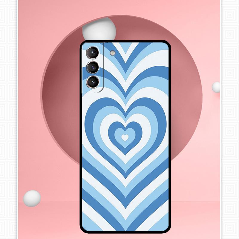 Colorful Heart Circle Love Case For Samsung Galaxy S25 Ultra S20 S21 S22 S23 S24 Ultra S9 S10 Plus S25 FE Cover Funda