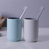 YIWEIYU Dual-Color Plastic Mouthwash & Utility Cup Set