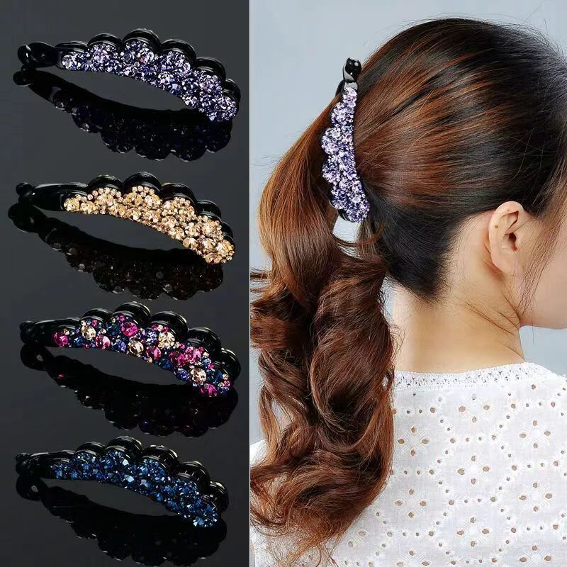 Banana Clip, Vertical Clip, Ponytail Clip, Hairpin, Small Anti-slip Vertical Clip Hair Accessory, Large Hairpin Headpiece