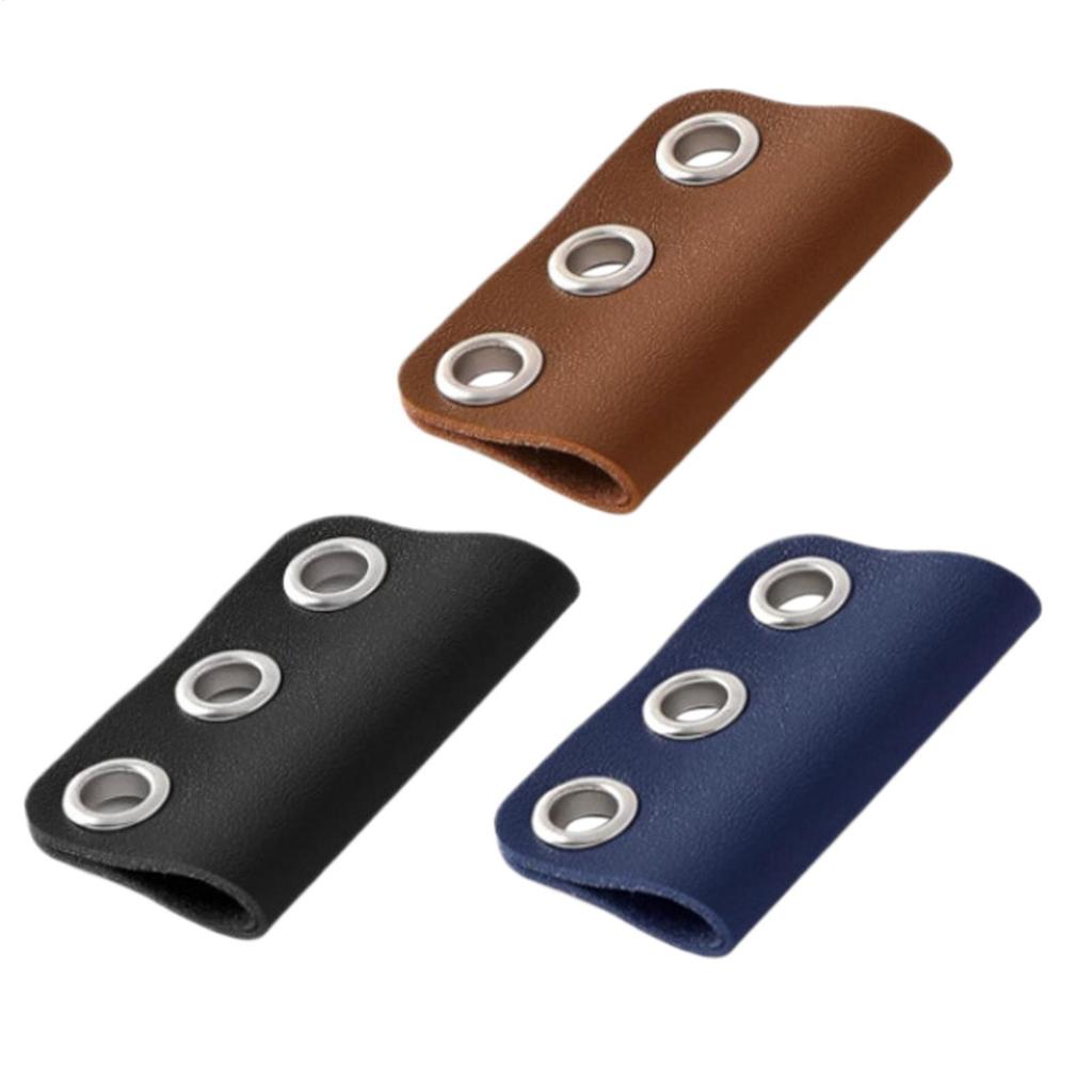 Pen Holder Clip For Journal PU Leather Loose-leafs Notebook Pen Clip Pencil Loop Holder For Home School Pen Fixed Clamp