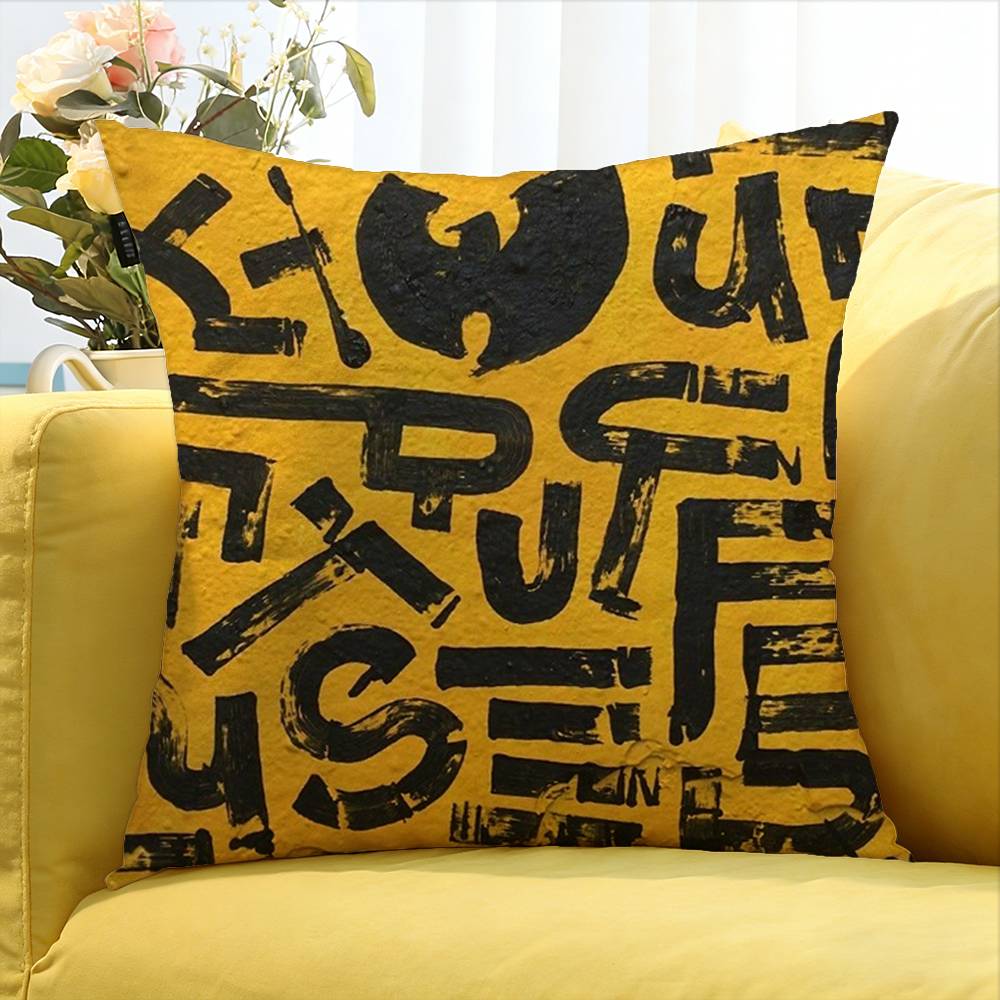 Wu-Tang Wu T-Tang C-Clan Ultra Verschiedene Größen Quadratische Kissenhülle Für Auto Haus Schlafzimmer Dekor