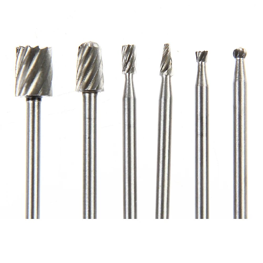 20pcs HSS Routing Wood Rotary Milling Cutter Tool Set High Quality Woodworking Burr Bit Grinder 3mm High-speed Steel Wood Cutter